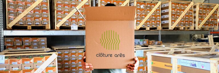 Livraison cloture ares