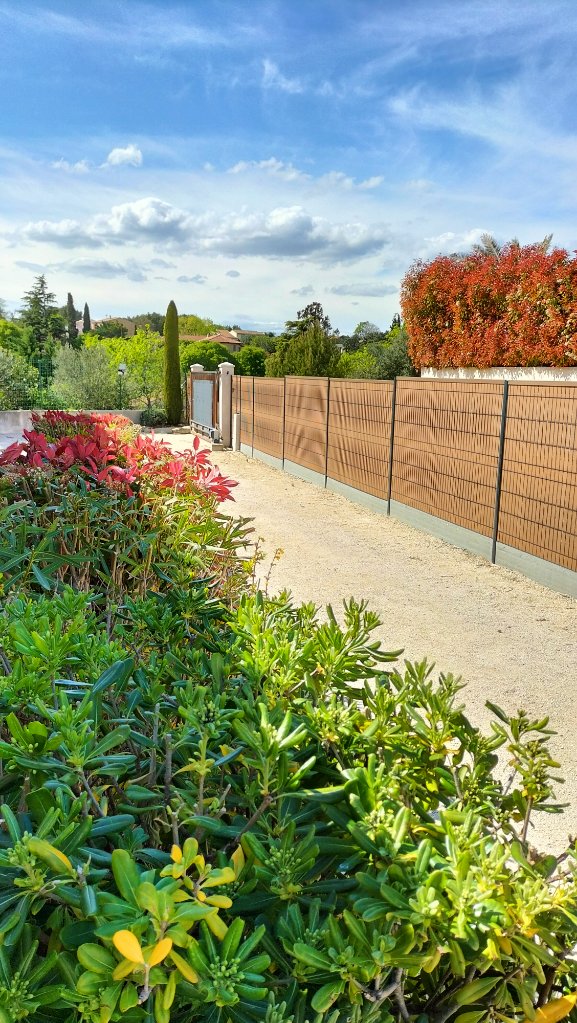 Grillage rigide et occultant