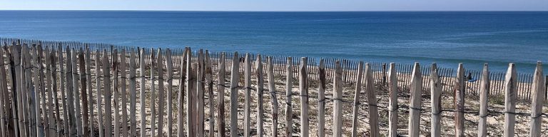 Installation ganivelle en bord de mer