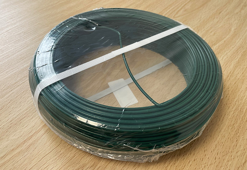 Rete Per Recinzione Flandria Fil De Tension Vert 2.7mm 50m - Fil Acier Plastifié Pour Clôture Jardin Bricolage Raccord Tendeur Grillage